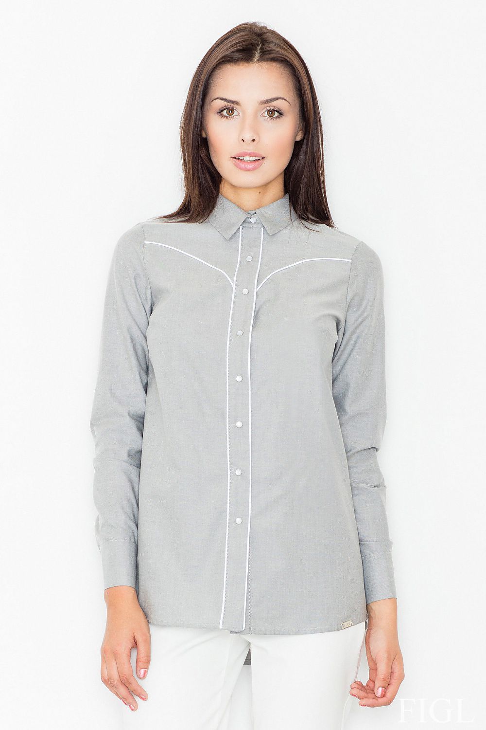 Long-sleeved shirt model 61518 Figl