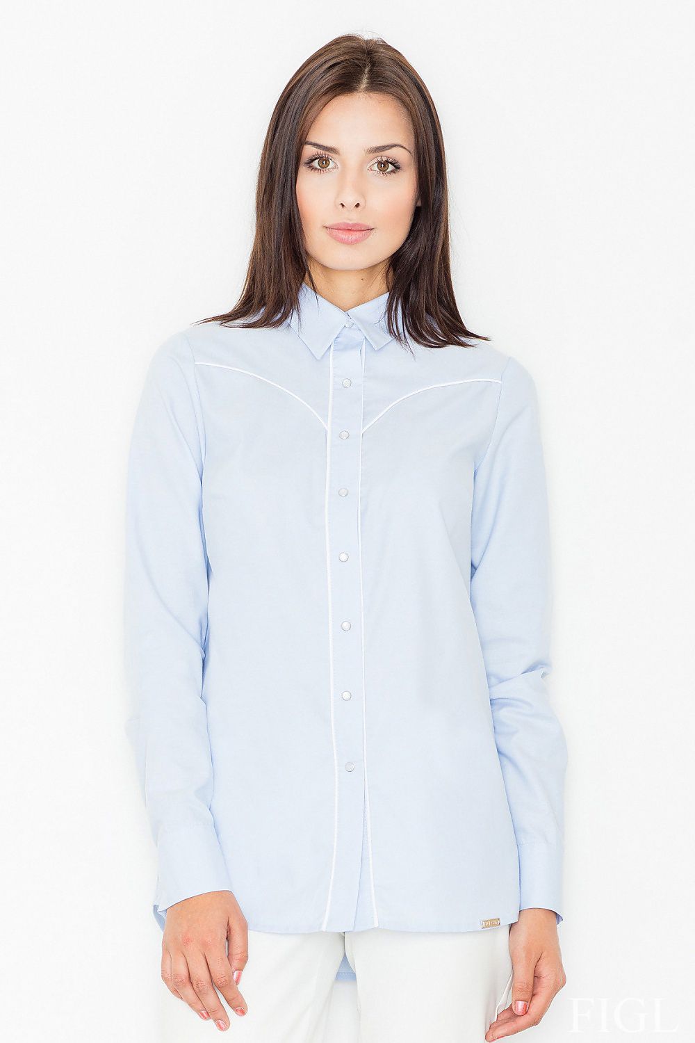Long-sleeved shirt model 61518 Figl