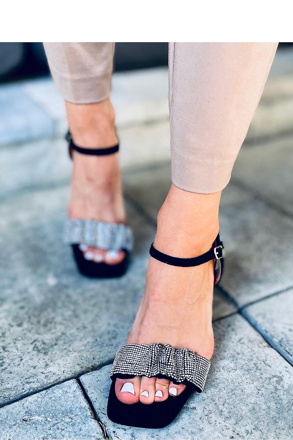 Heeled sandals model 166397 Inello