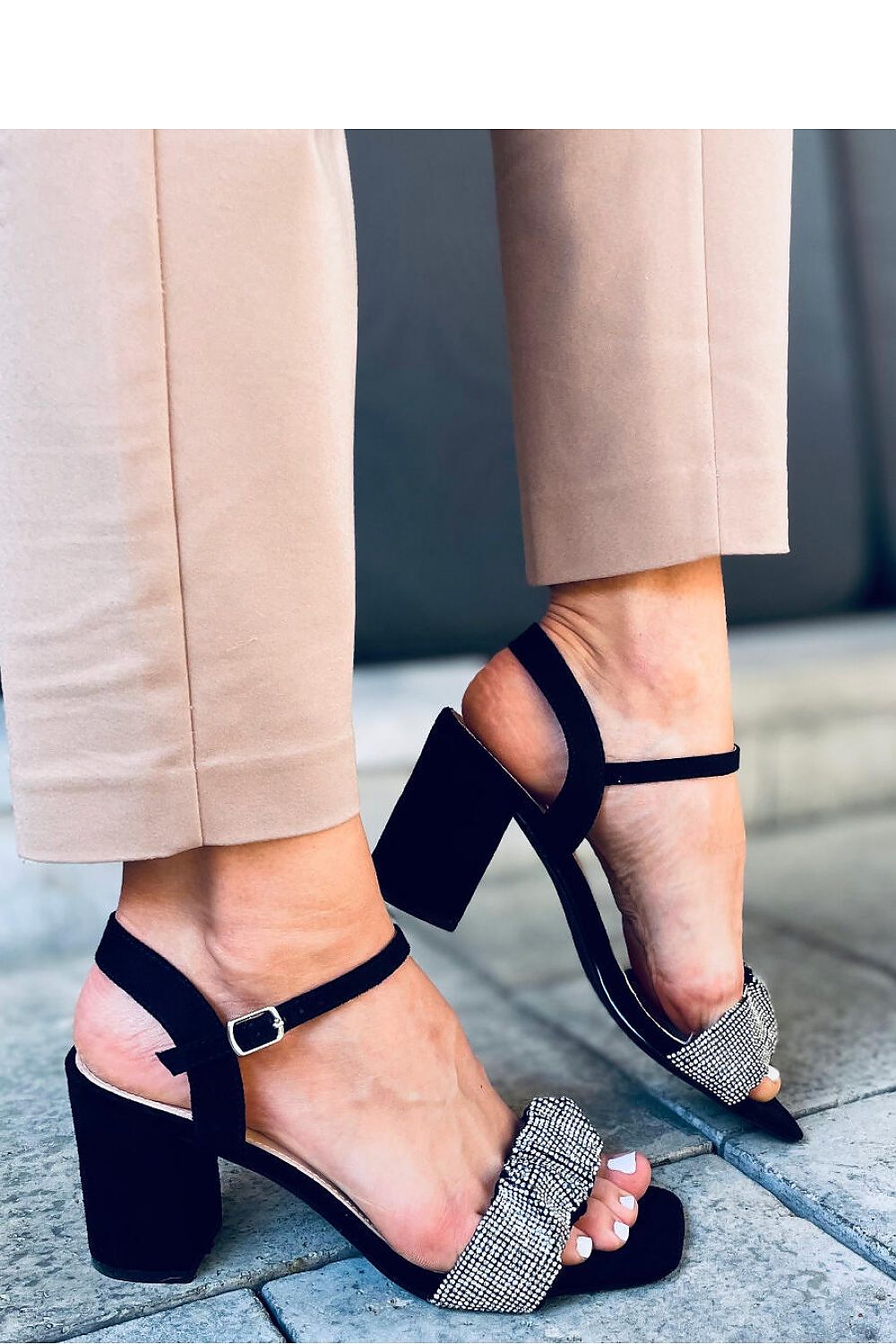 Heeled sandals model 166397 Inello