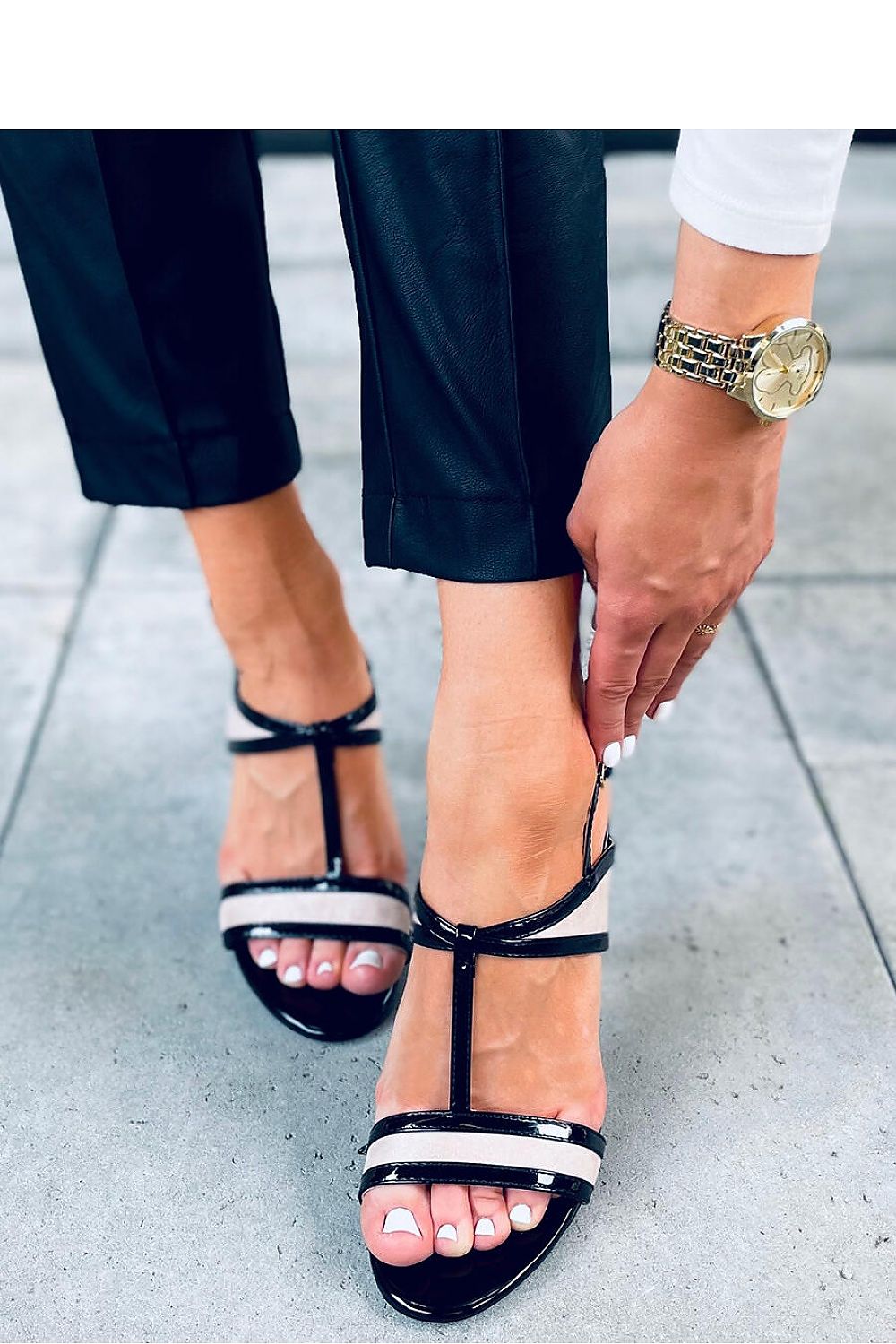 Heeled sandals model 167470 Inello