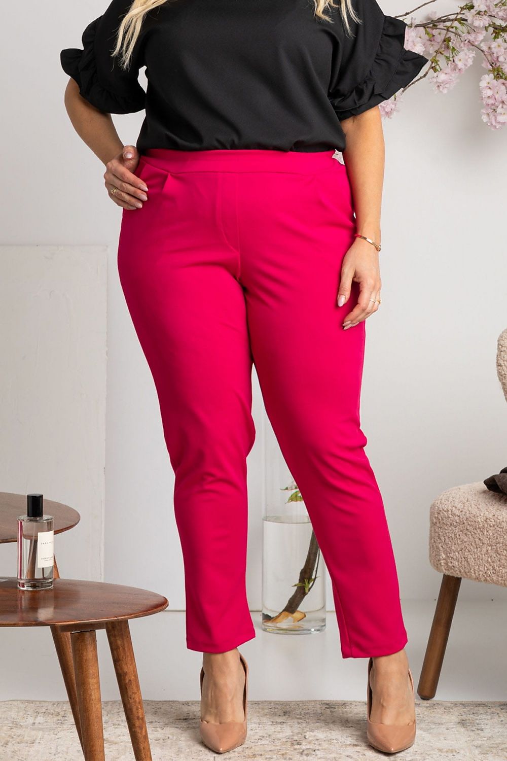 Pantalon taille plus model 169232 Karko