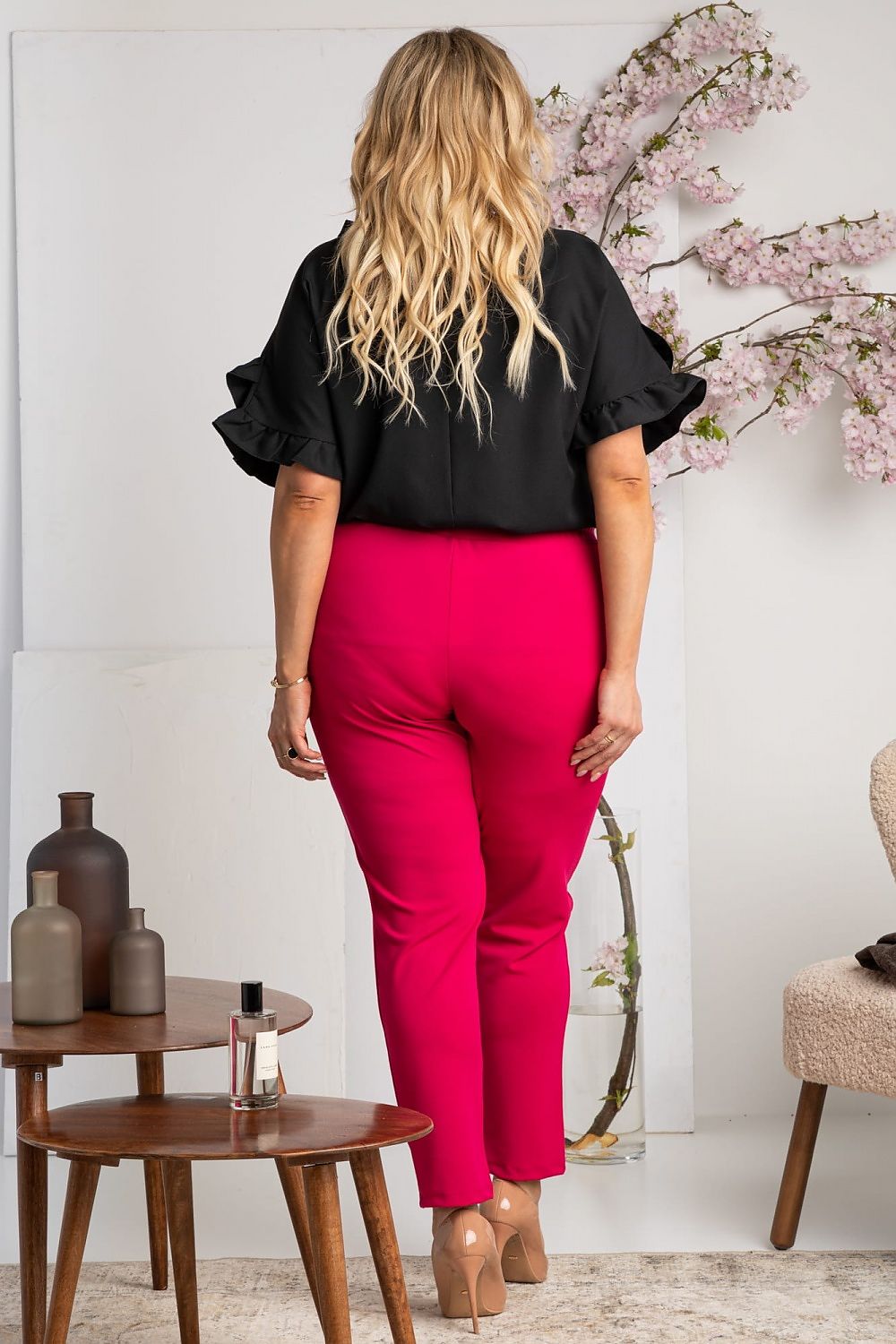 Pantalon taille plus model 169232 Karko