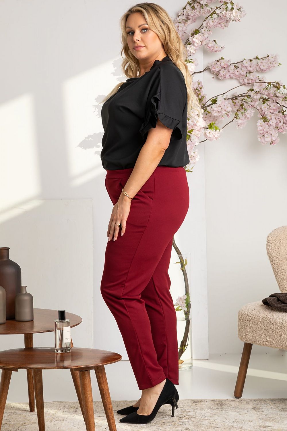 Pantalon taille plus model 169230 Karko