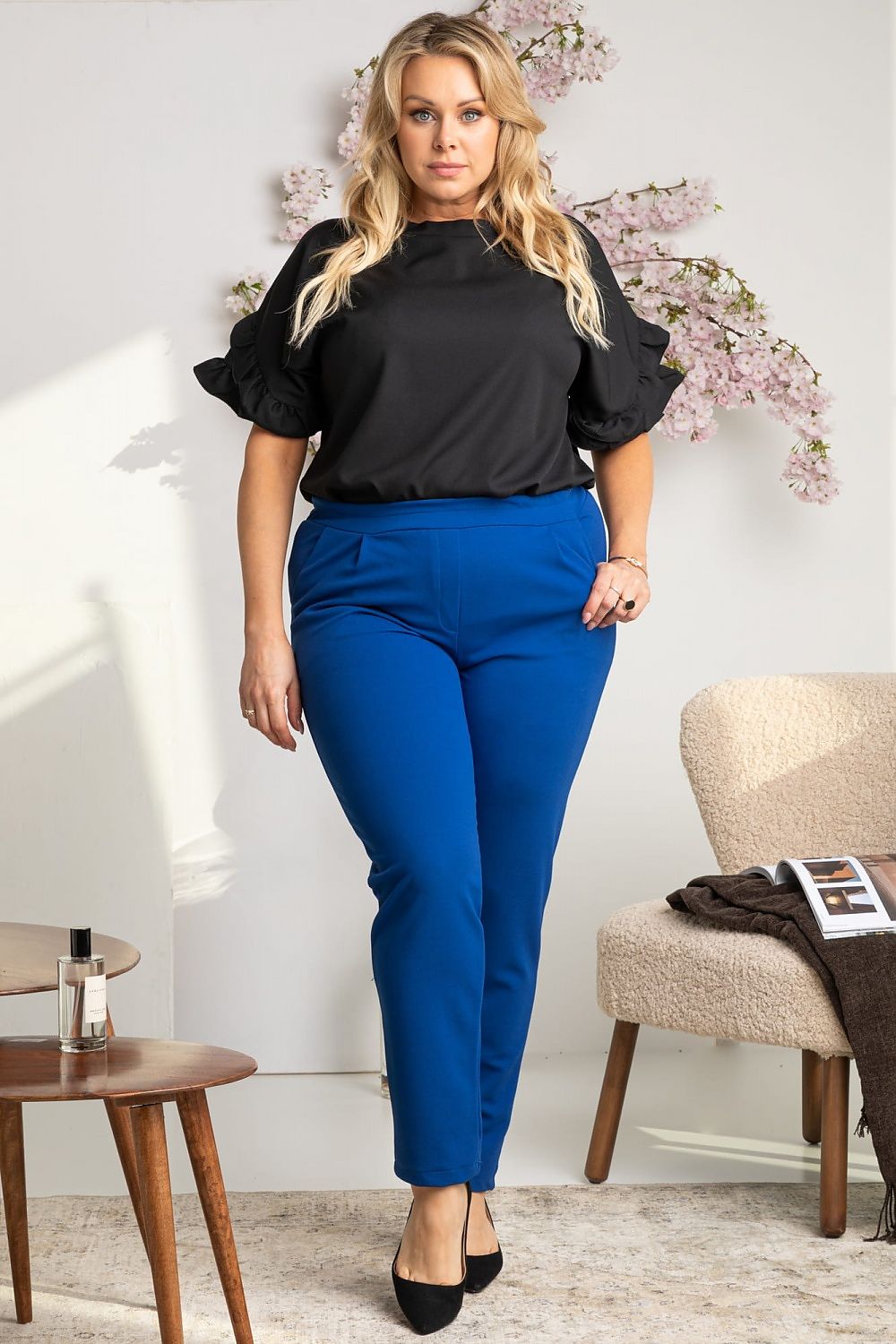 Pantalon taille plus model 169232 Karko