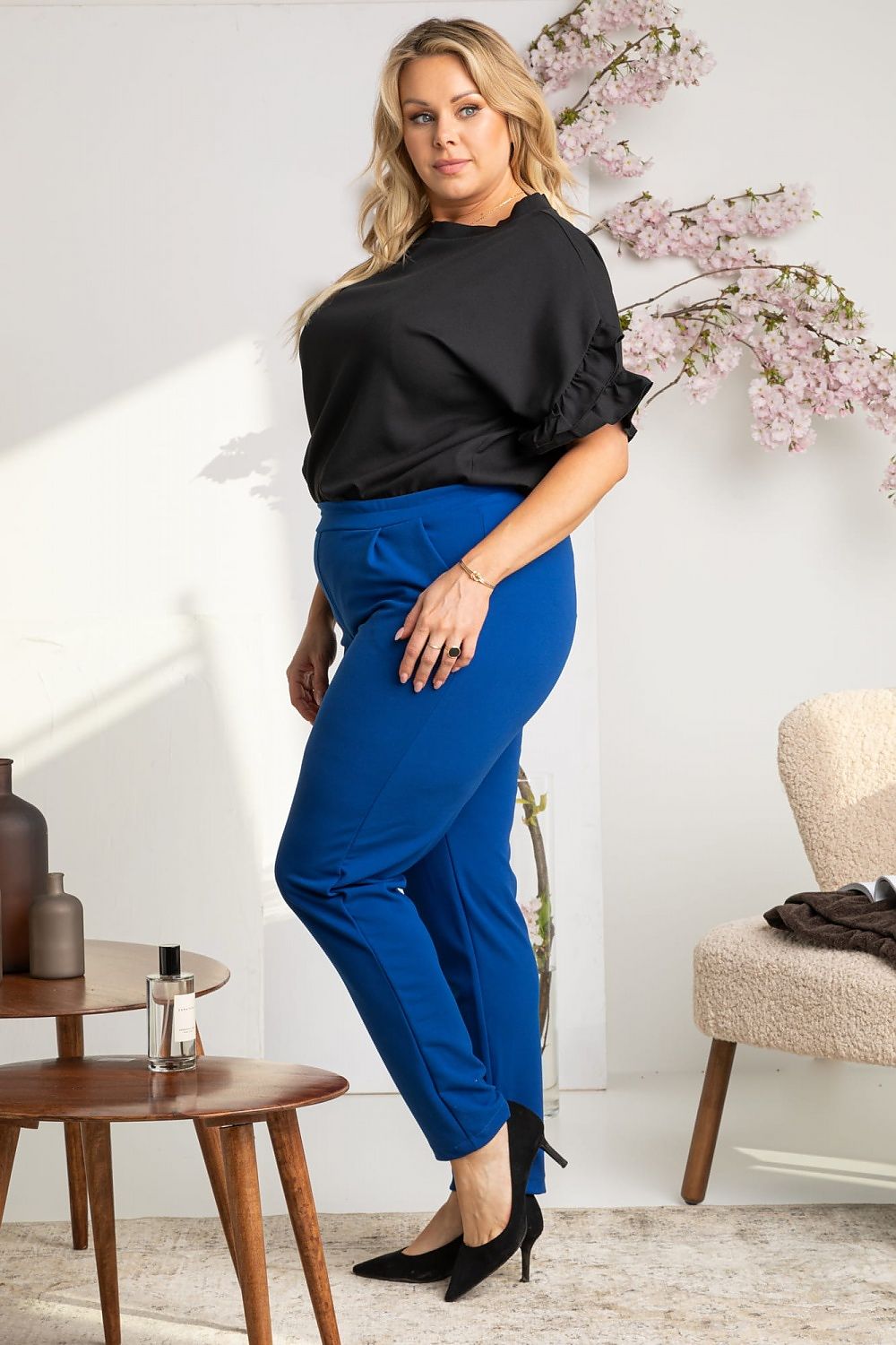 Pantalon taille plus model 169232 Karko