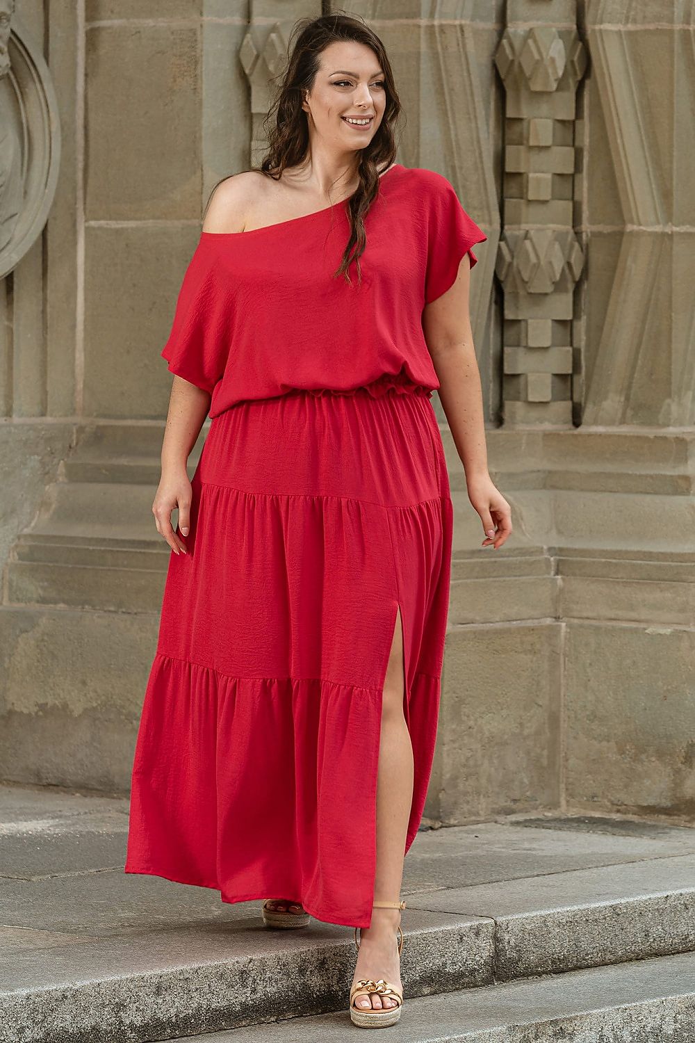 Plus size skirt model 169275 Karko