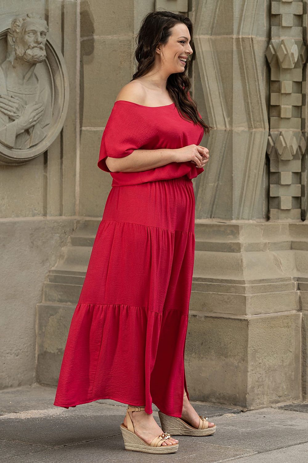 Plus size skirt model 169275 Karko