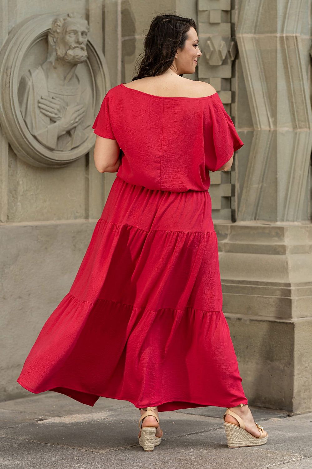 Plus size skirt model 169275 Karko