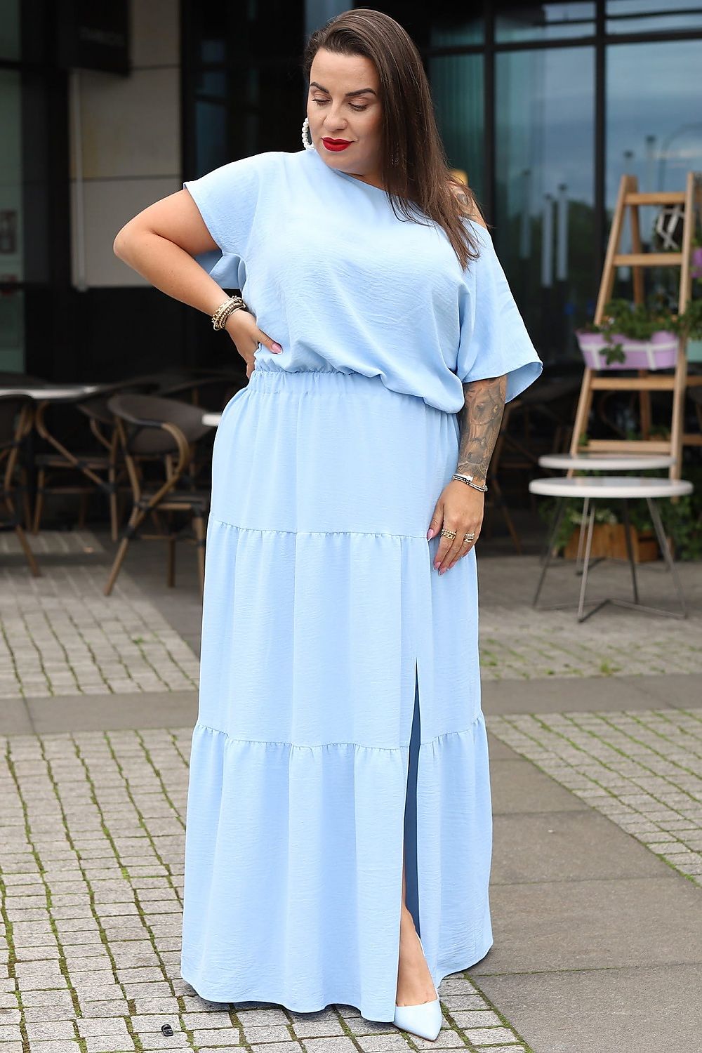 Plus size skirt model 169275 Karko