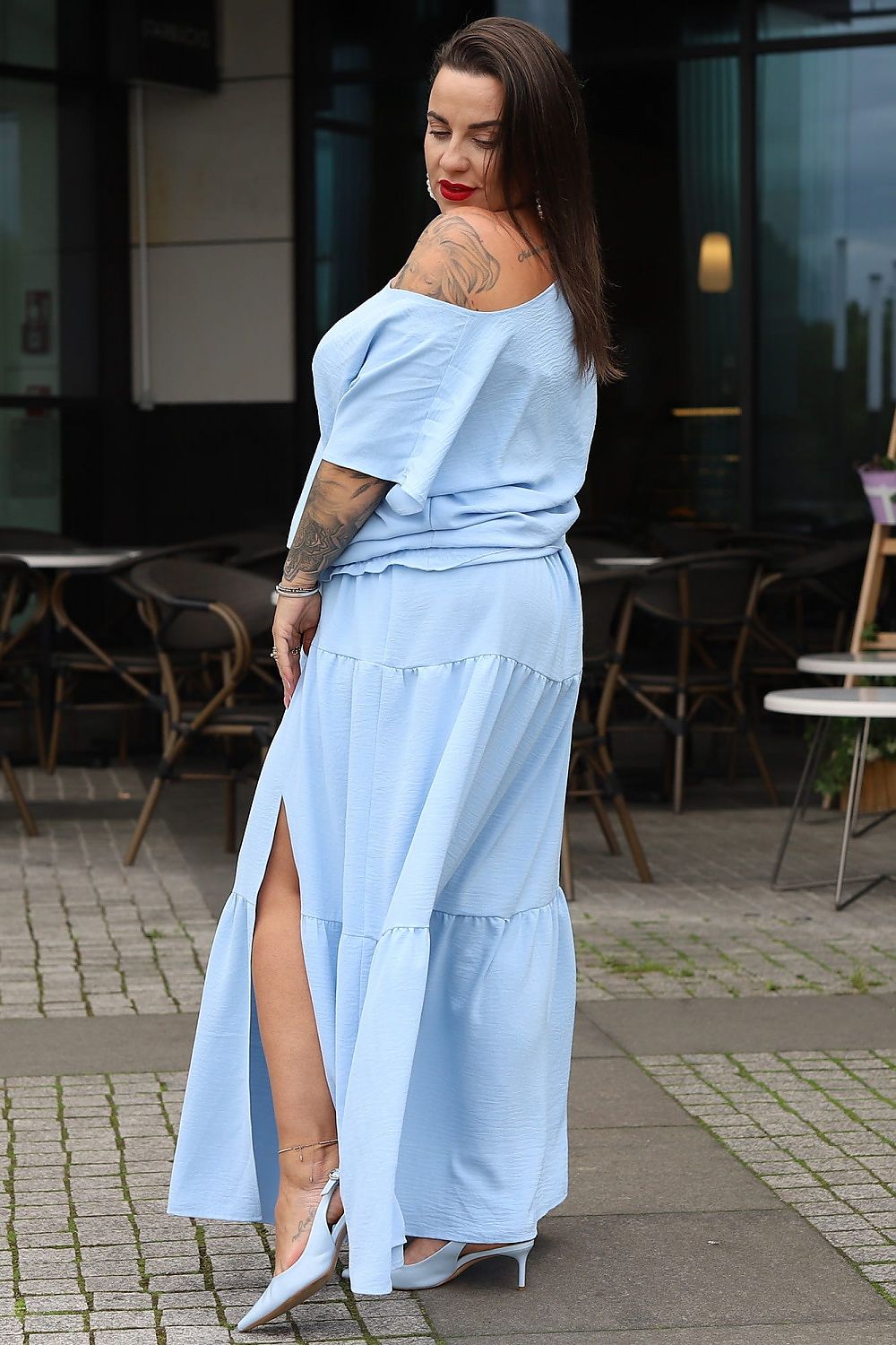 Plus size skirt model 169275 Karko