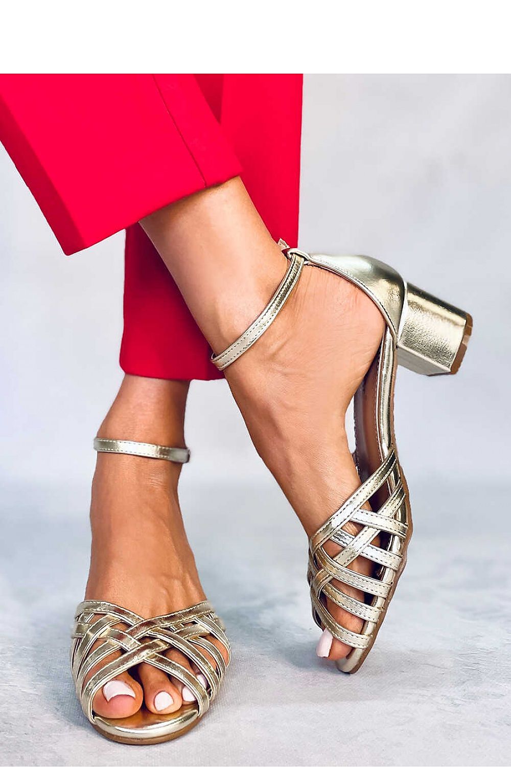 Heeled sandals model 177337 Inello