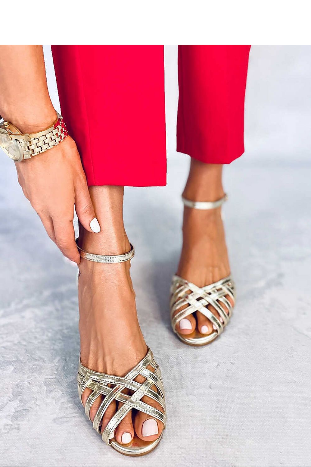 Heeled sandals model 177337 Inello