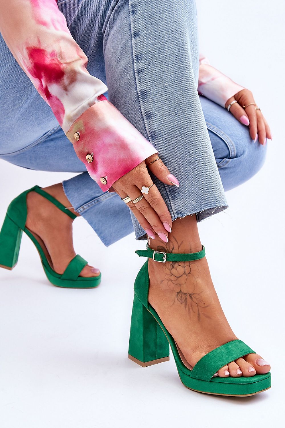 Heeled sandals model 179872 Step in style