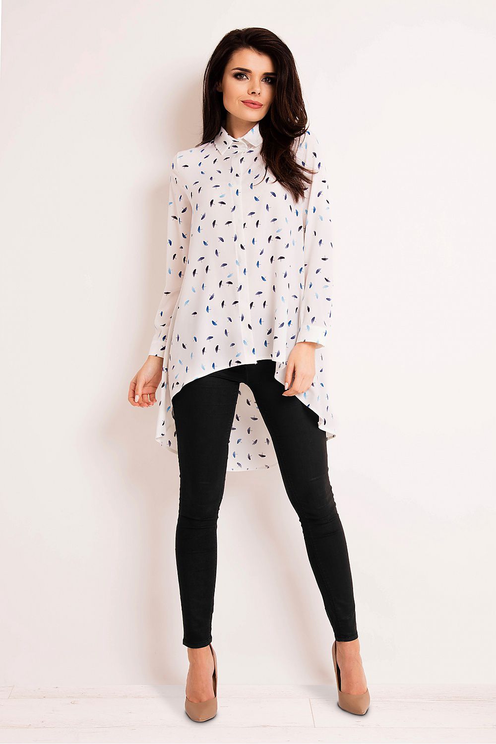 Long-sleeved shirt model 80743 Infinite You