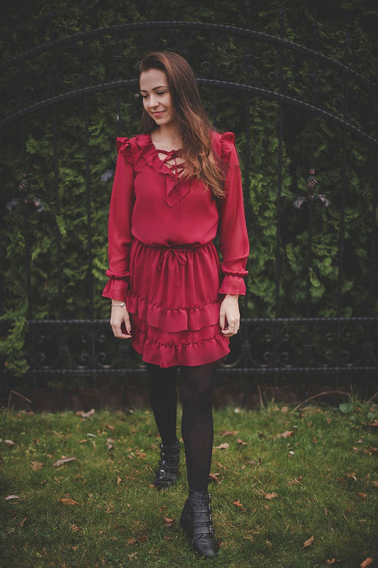 Cocktail dress model 136702 Jersa 